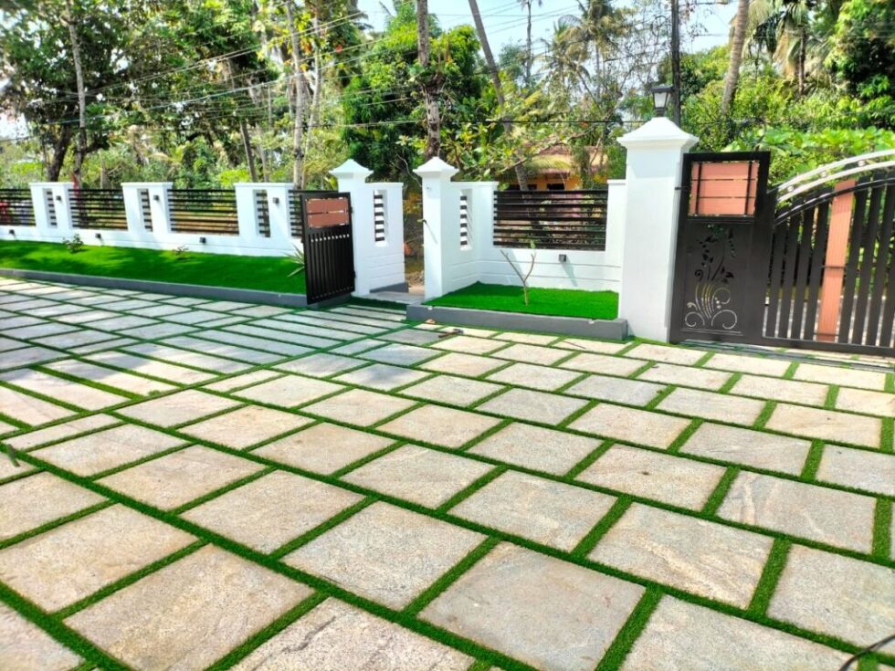 Bangalore stone paving Amma Gardens