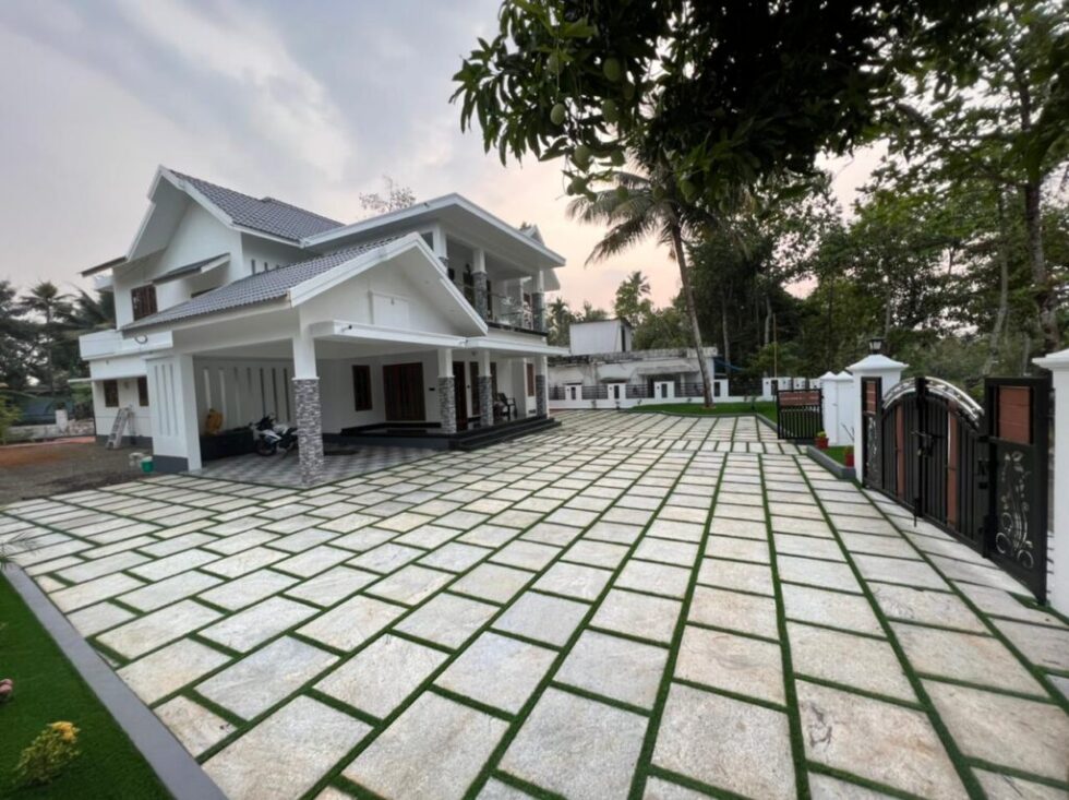 Bangalore stone paving Amma Gardens